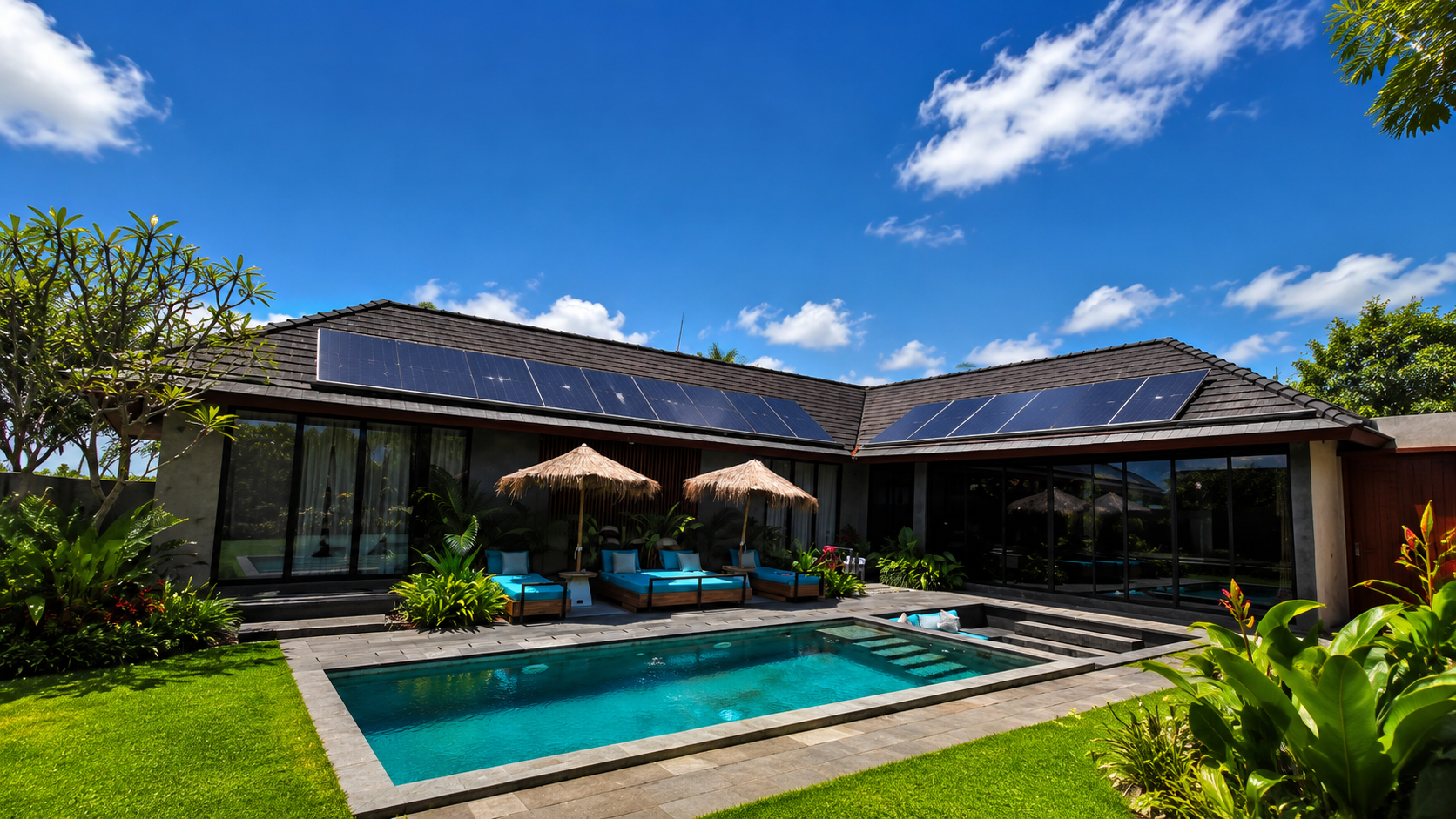Solar Panel Bali tourism business solar installation