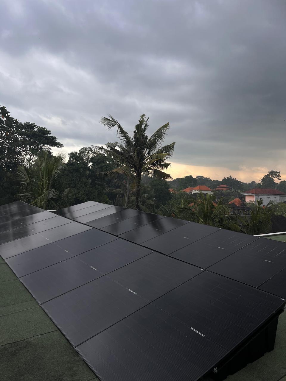 Solar Panel Lombok tourism property solar installation