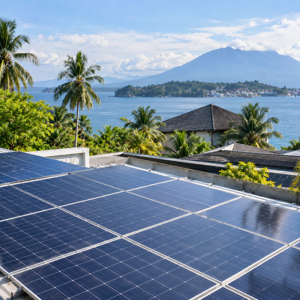 Solar Panel Manado residential home installation