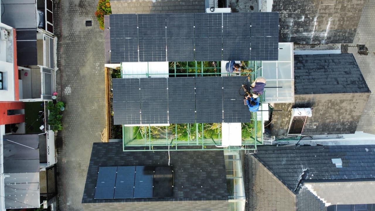 Solar Panel Bandung residential home installation