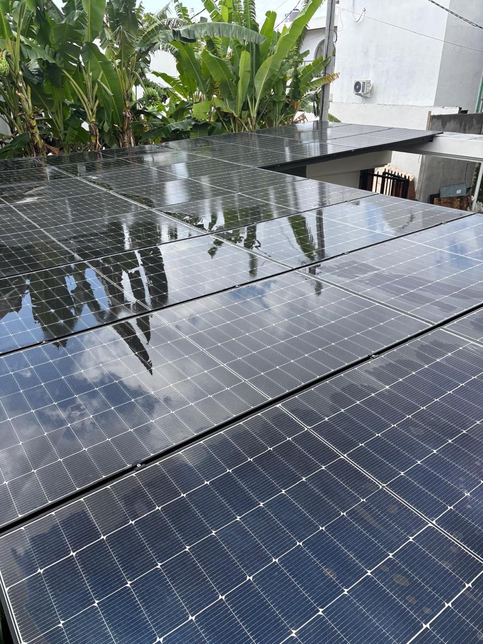 Solar Panel Semarang warehouse solar installation
